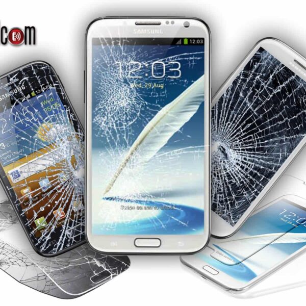 Uszkodzony ekran telefonu